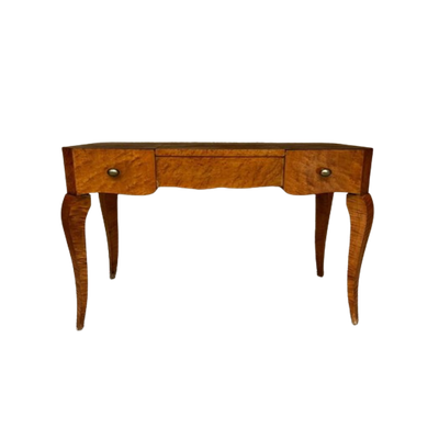 Prachtige Vintage Kaptafel/Sidetable Jaren 40 Notenfineer