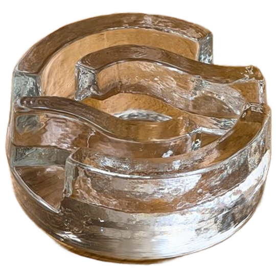Vintage Crystal Tea Light Holder 1