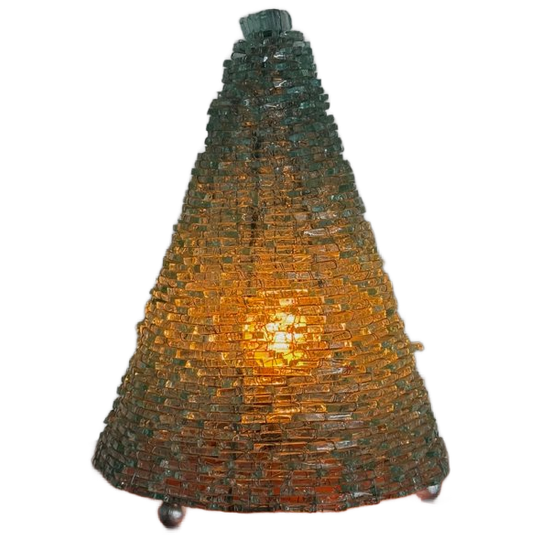 Vintage Tao Tesserine Pyramide Lamp 1