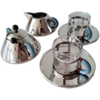 Alessi 2 Persoons Koffieservies Ontworpen Door Michael Graves, 80's 1 thumbnail 1