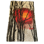 Prachtige Vintage Smyrna Wandkleed thumbnail 1