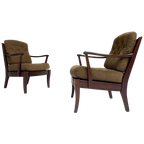 Opnieuw Gestoffeerde Zweedse Fauteuil Van Engens, 1970'S thumbnail 1