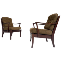 Opnieuw Gestoffeerde Zweedse Fauteuil Van Engens, 1970'S
