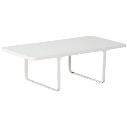 Naugthone Trace Bijzettafel, Melkglas / Wit, 110 X 55 Cm 1
