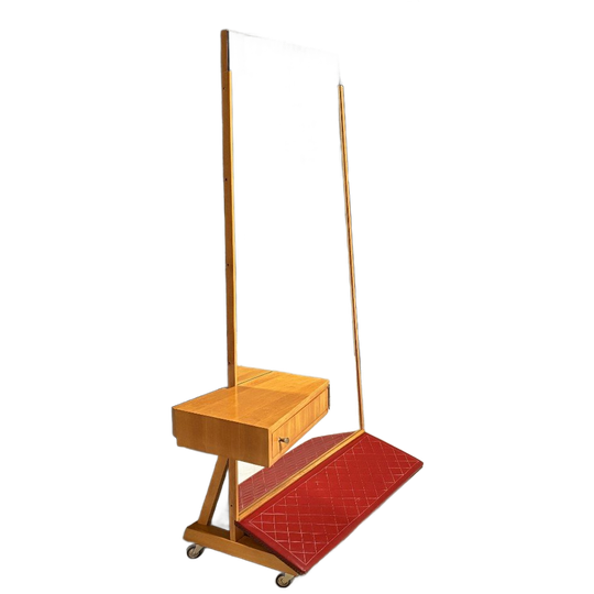 Vintage Kledingspiegel Op Wielen – Jaren 60 1