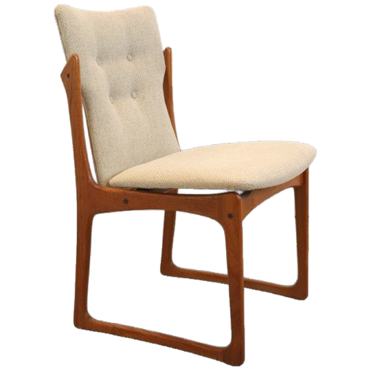 Set 4 Vamdrup Vintage Stoelen Deens Reupholstered 1