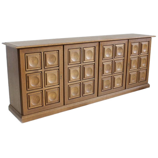 Vintage Brutalist Sideboard 1970s 1