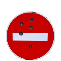 Stoer Vintage Verbodsbord Uit Frankrijk Met Kogelgaten😎