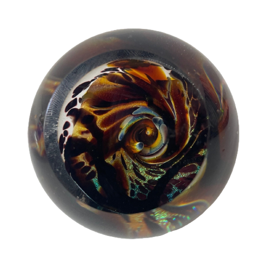 Glass Eye Studio 11 (ges 11) - Presse Papier / Paperweight - American Made, Signed Piece 1