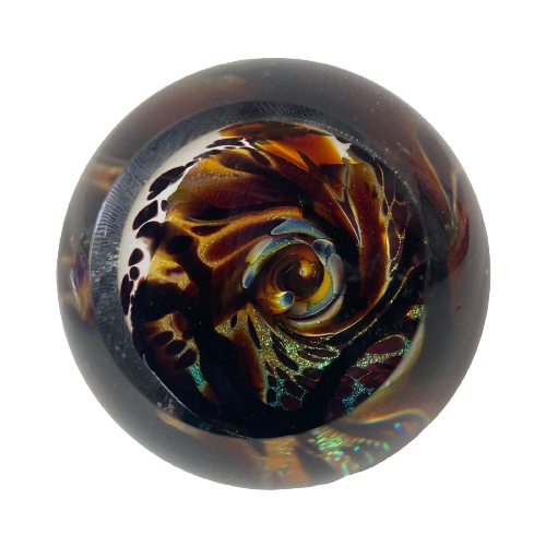 Glass Eye Studio 11 (Ges 11) - Presse Papier / Paperweight - American Made, Signed Piece