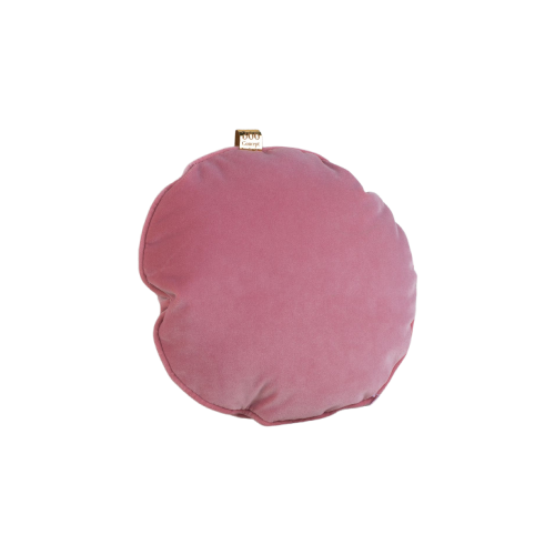 366 Concept Kussen Circle Cushion Velvet Roze Ø 30Cm Inclusief Vulling