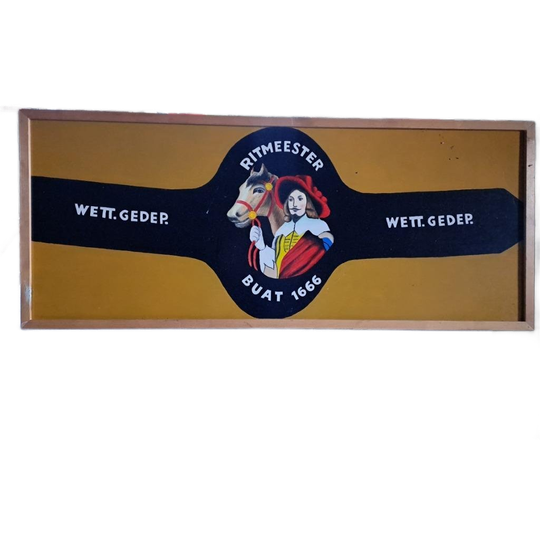 Houten Reclamebord Ritmeester Buat 1