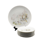 Gebak Set Hutschenreuther Italië Decor, 1950S thumbnail 1