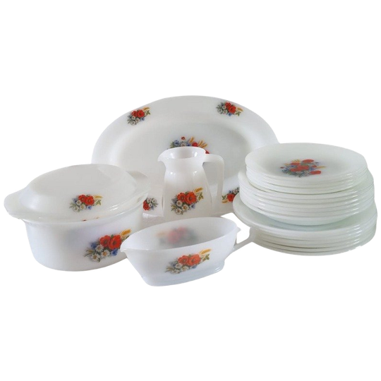 Arcopal Klaprozen Servies 1
