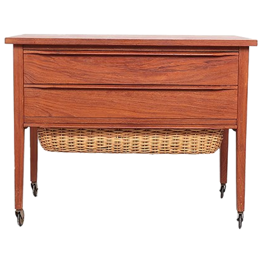 Vintage Deens Design Naaitafeltje, 1960s 1