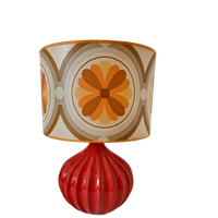 Retro Schemerlamp Oranje Jaren 70 Stijl Lamp Retro Lamp