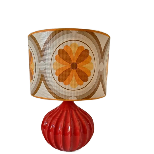Retro Schemerlamp Oranje Jaren 70 Stijl Lamp Retro Lamp 1
