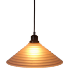 Vintage Postmoderne Glazen Hanglamp thumbnail 1