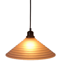 Vintage Postmoderne Glazen Hanglamp