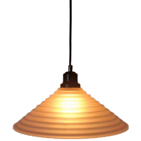 Vintage Postmoderne Glazen Hanglamp 1