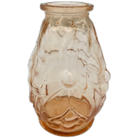 Vintage Vaasje Persglas Peach