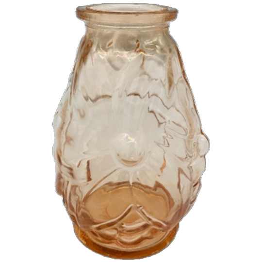 Vintage Vaasje Persglas Peach 1