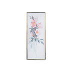 Langwerpige Gouden Lijst Roze Bloemen thumbnail 1