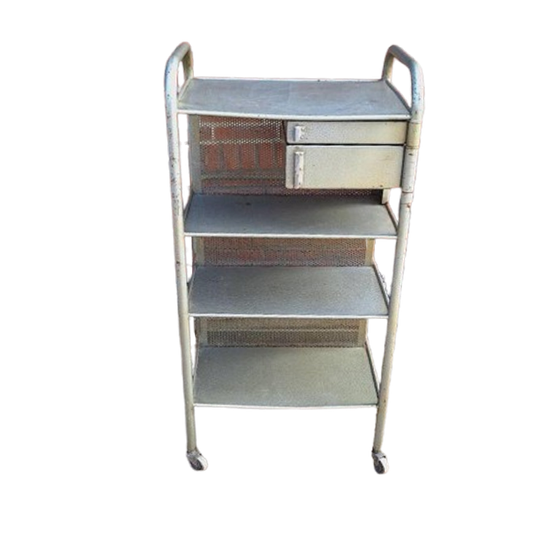 Vintage Design Trolley Van Heliolithe (uit Frankrijk). 1