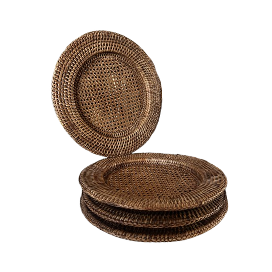 Onderborden Set Birma Riet Vintage 1