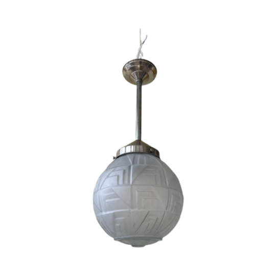 Modernistische Lamp Hanglamp Art Deco 1930 Frans 1