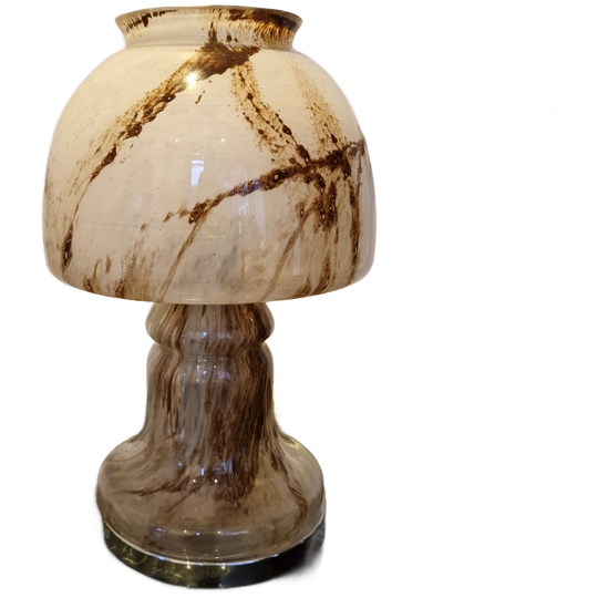 Vintage Mushroom Lamp In Murano Style 1970 1