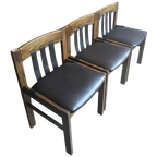 Vintage Brutalist Eetkamerstoelen thumbnail 1