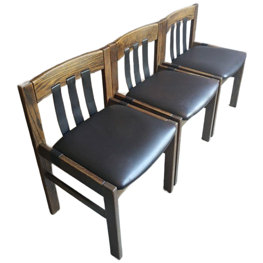 Vintage Brutalist Eetkamerstoelen 1