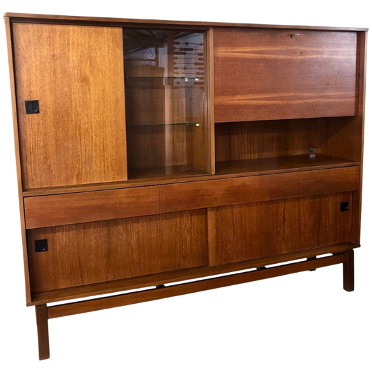 Vintage Highboard, Wandkast, Buffetkast, Barkast 1
