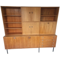 O.m.f. Modulair Wand Meubel Vintage Design Teak