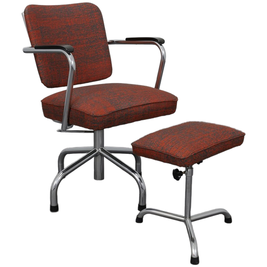 Office Chair With Ottoman By Paul Schuitema For Fana, 1960s 1