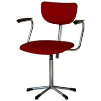 Gebr De Wit Bureaustoel Vintage Burostoel Rood Desk Chair