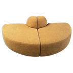 4x6 sofa – X6 Modulaire Bank Met Kwartronde Elementen In Mosterd Uni thumbnail 1