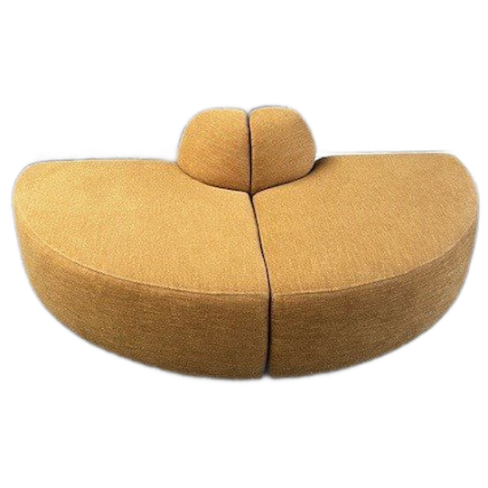 4x6 sofa – X6 Modulaire Bank Met Kwartronde Elementen In Mosterd Uni 1