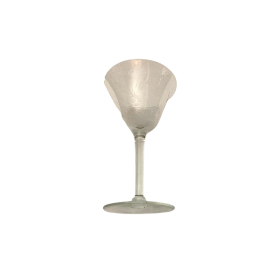 5 Grote Kristallen Geslepen Wijnglazen 1