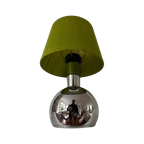 Vintage Chromen Tafellamp. Unieke Lamp. Jaren 60 Chromen Lampje. Uniek Item! thumbnail 1