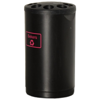 Rossignol Recyclebak Voor Drinkbekers, Zwart, 68 X 38 Cm Ø