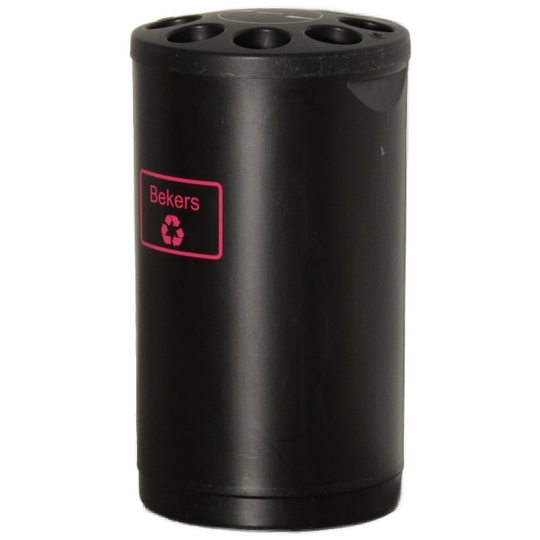 Rossignol Recyclebak Voor Drinkbekers, Zwart, 68 X 38 Cm Ø 1