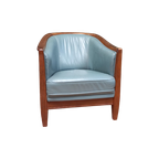 Leren Vintage Clubfauteuil thumbnail 1