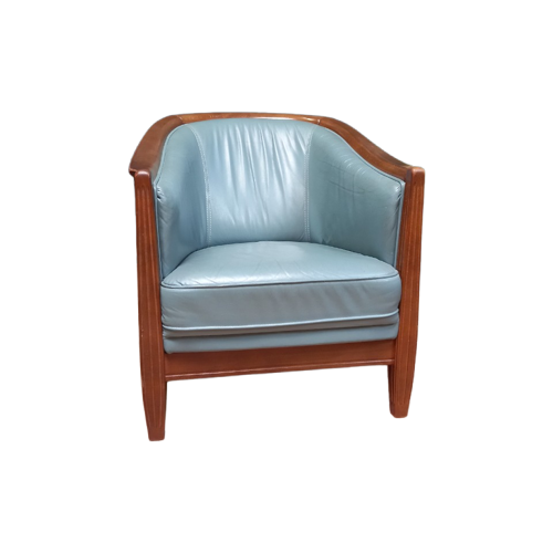 Leren Vintage Clubfauteuil