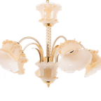 Murano Glass ‘Flower’ Chandelier, 1960’S Italy thumbnail 1