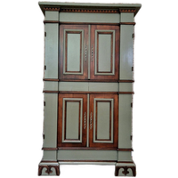 Klassieke Europese Stijl Handbeschilderde Kast, Vintage Buffetkast