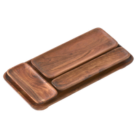 Polspotten Planki Dienblad Set Van 4 Naturel
