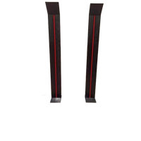 2 Vintage Design 1980s Vloerlamp Column Lamps, 191 Cm, P/p/s