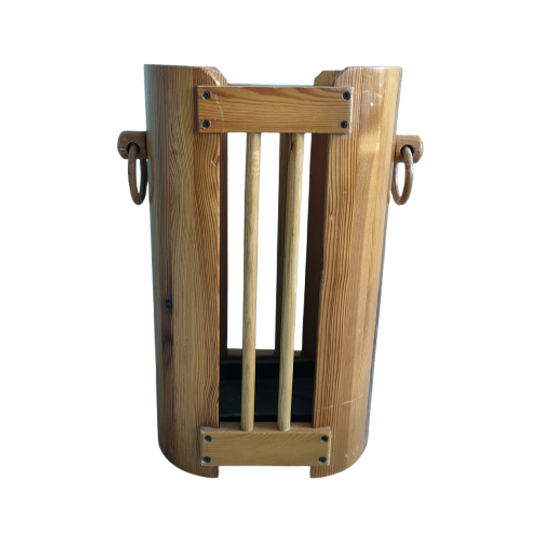 Vintage Houten Parapluhouder 1